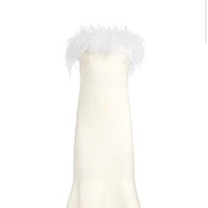 White midi dress size 10